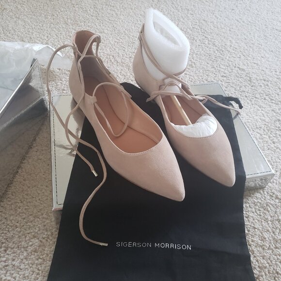 *New in Box* Lace up ballet flats - Picture 2 of 10